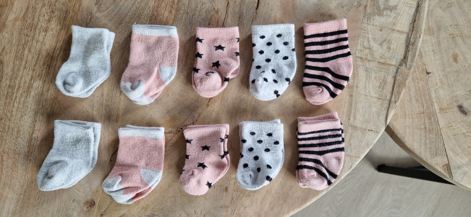 10 paar babysokjes Prenatal, Meisje, Ophalen of Verzenden, Zo goed als nieuw, Prenatal