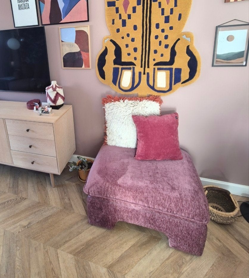 Hocker, Ophalen, 75 tot 100 cm, Zo goed als nieuw, Retro hk living