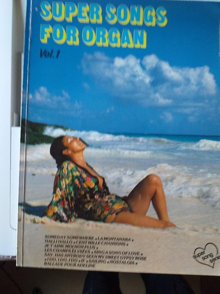 muziekboek accordeon noten super songs for organ, Ophalen of Verzenden, Zo goed als nieuw, Artiest of Componist, Populair