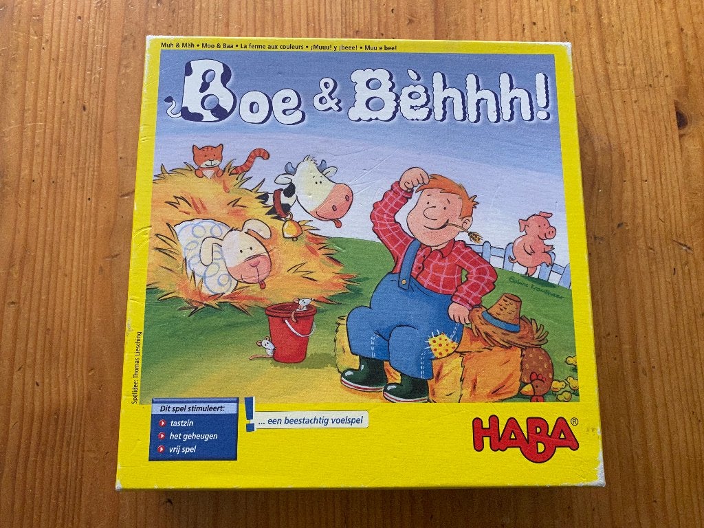 Boe & Behhh! bordspel, Ophalen, Gebruikt, HABA