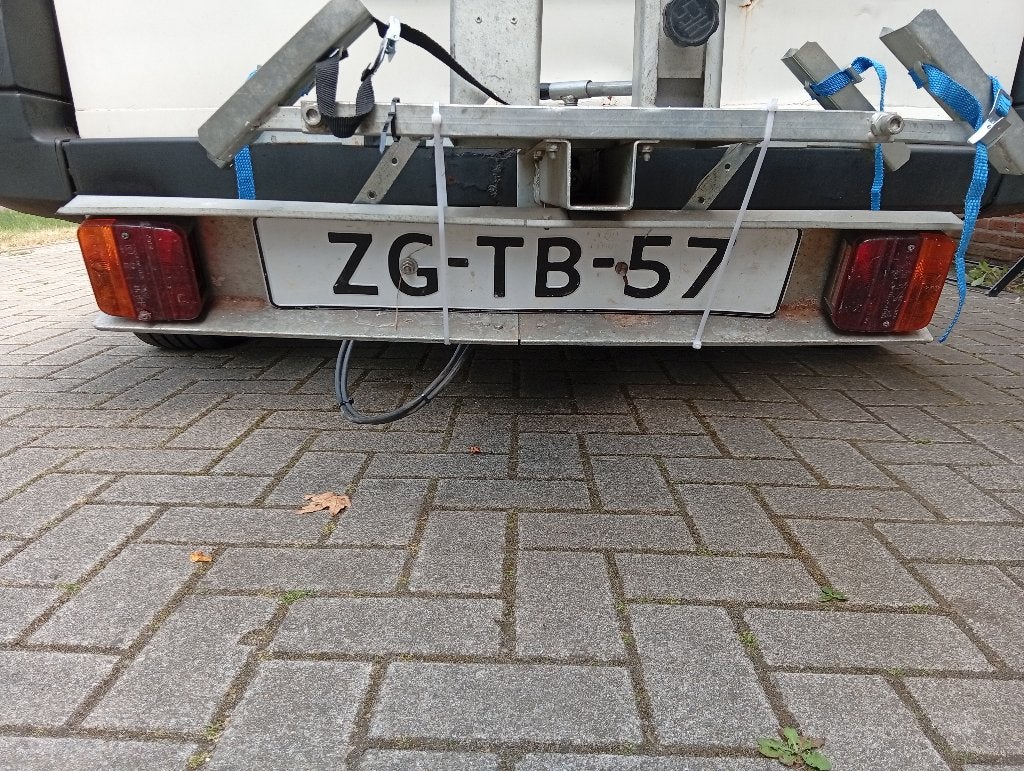 Fietsendrager twinny load met nwe spanbandjes, Ophalen, 2 fietsen, Gebruikt, Trekhaakdrager