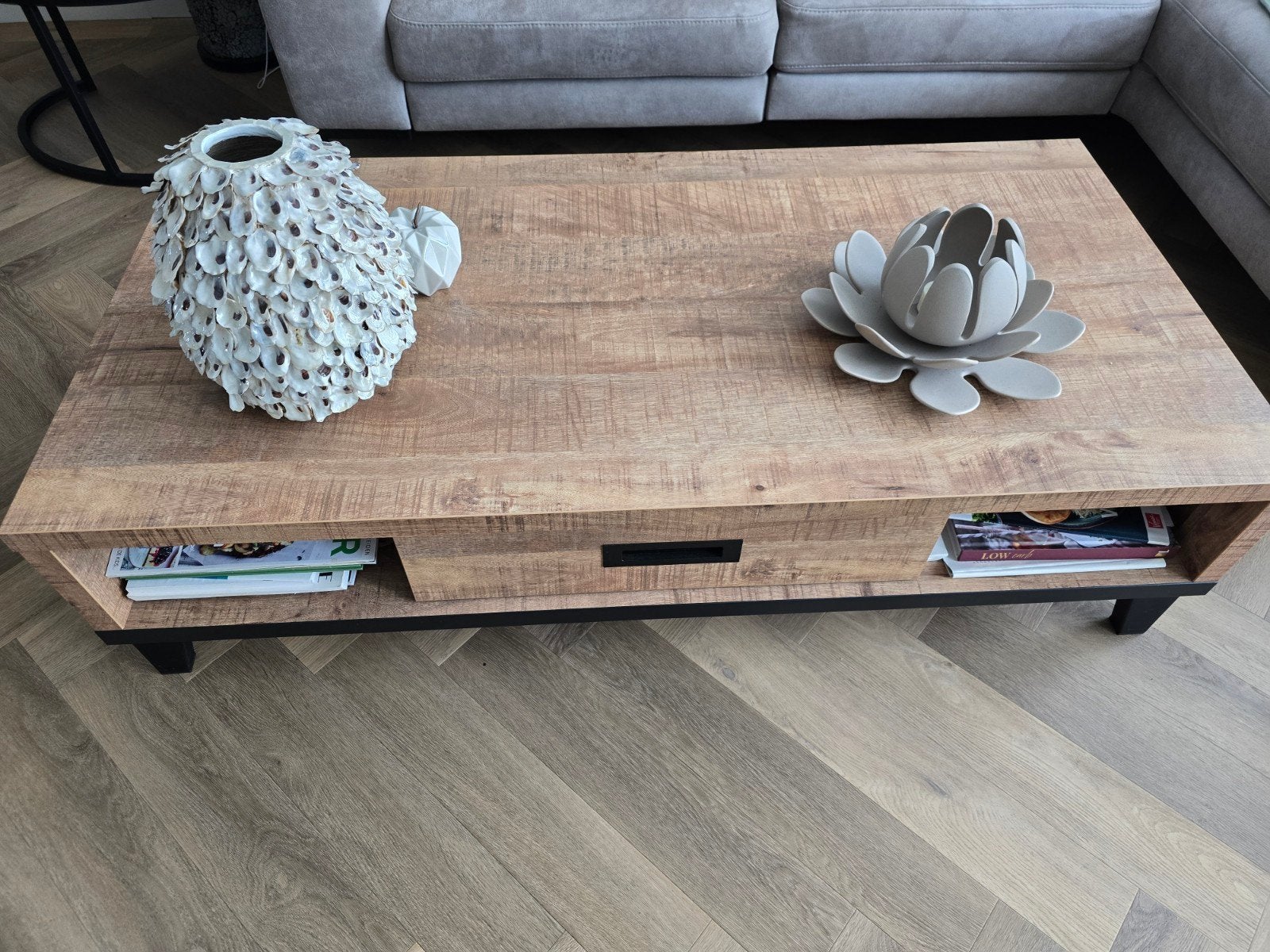 Camino salontafel Mango, Ophalen, 100 tot 150 cm, Nieuw, 50 tot 100 cm
