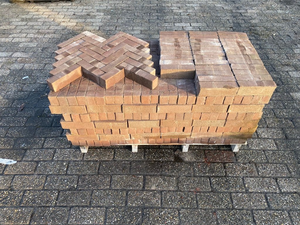 012. 11.52 m2 Waalformaat Brons 5x20x6 cm €230,00!, Tuin en Terras, Keramiek, Klinkers, Nieuw, Ophalen of Verzenden