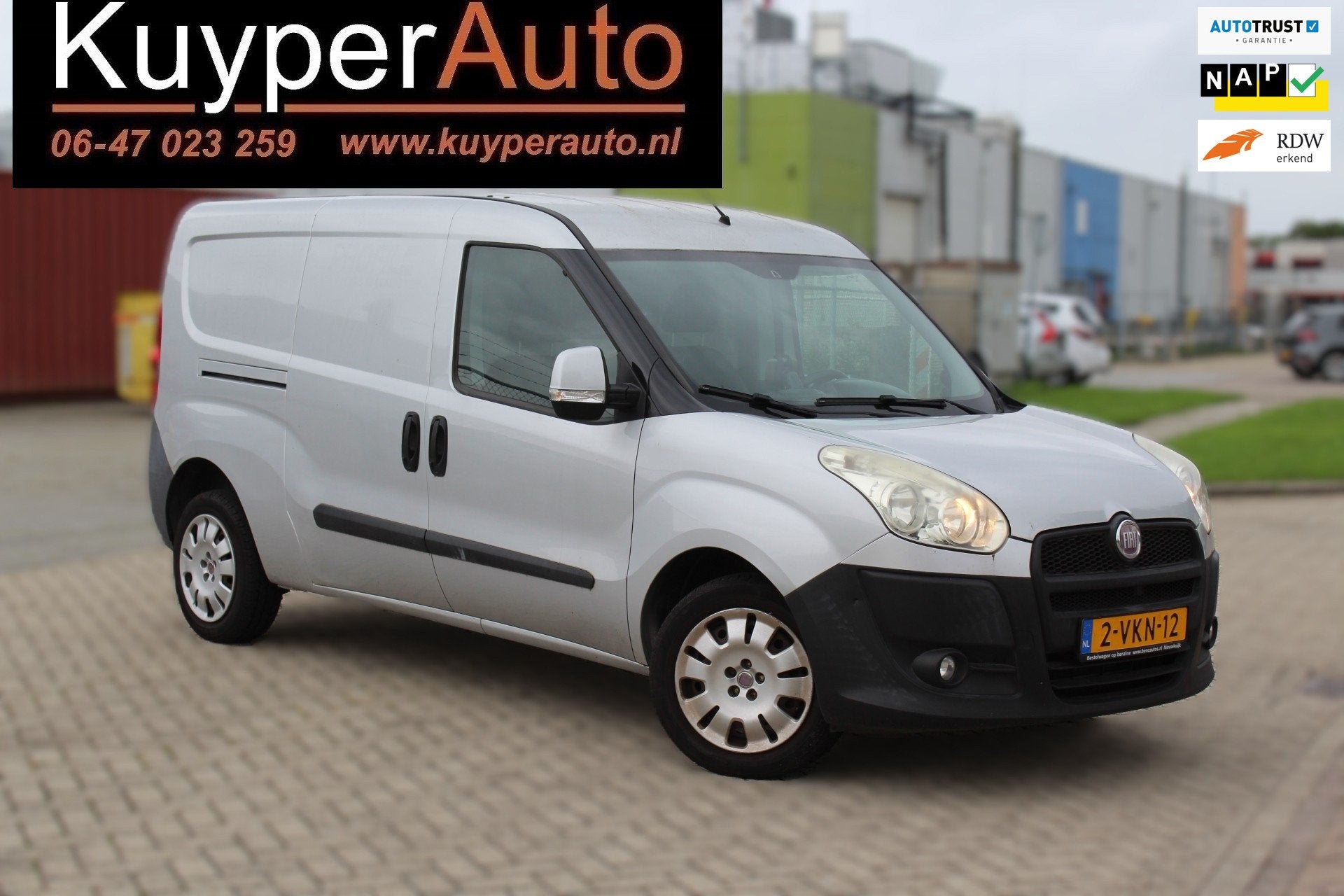 Fiat Doblò Cargo 1.4 SX Maxi airco nap parkeersensoren marg, Auto's, Voorwielaandrijving, Euro 5, Gebruikt, Bedrijf