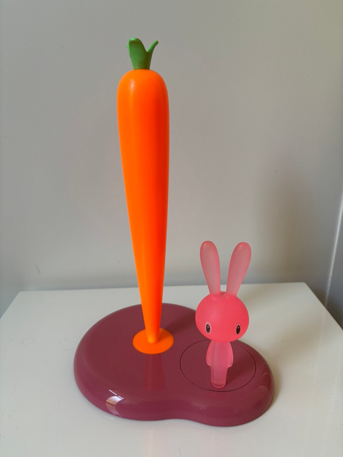 Alessi Keukenrolhouder Bunny & Carrot, Overige materialen, Overige typen, Ophalen of Verzenden, Zo goed als nieuw