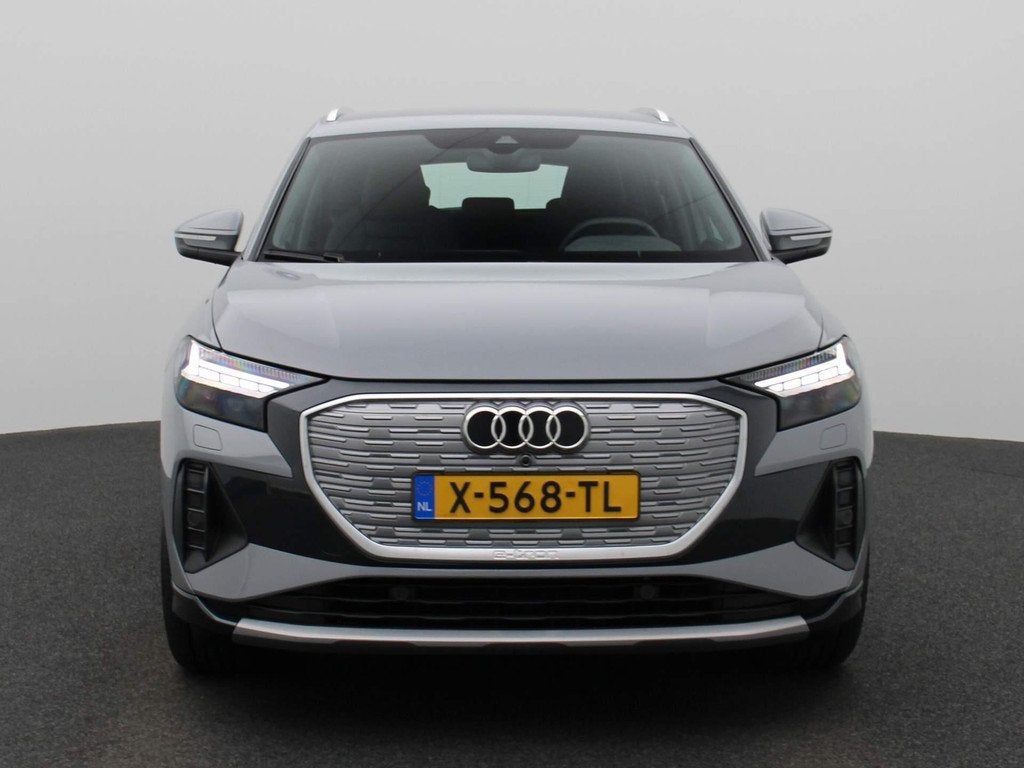 Audi Q4 e-tron 40 Advanced edition 77 kWh | Parkeerhulp acht, Auto's, Audi, Automaat, 12 maanden, Zwart, Q4 e-tron