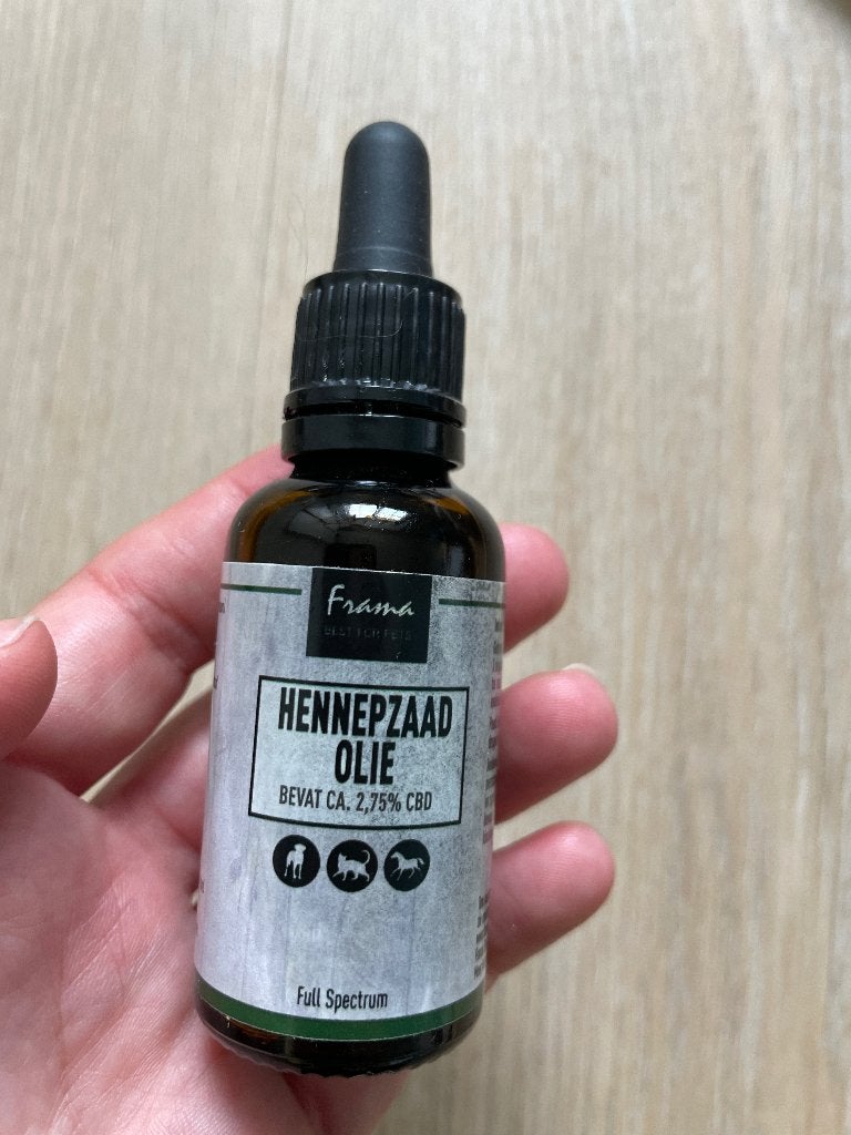 Hennepzaadolie van Frama, Ophalen of Verzenden, Zo goed als nieuw