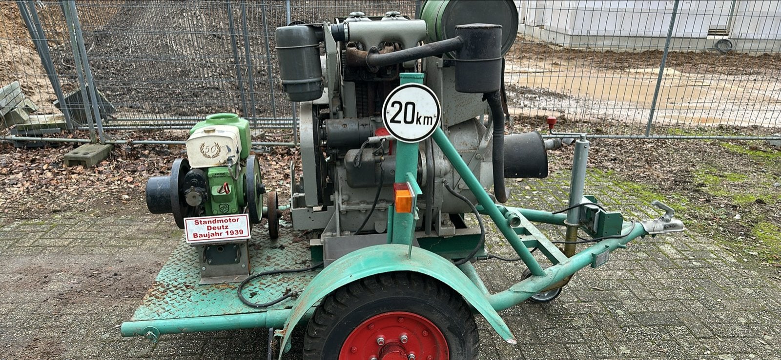 Deutz Stationaire Motor FL 2 501 Diesel - Uniek Stuk, Ophalen