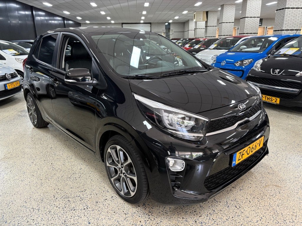 Kia Picanto 1.0 Design Edit Leder Navigatie Carplay Airco EC, Voorwielaandrijving, Gebruikt, 4 stoelen, Bedrijf