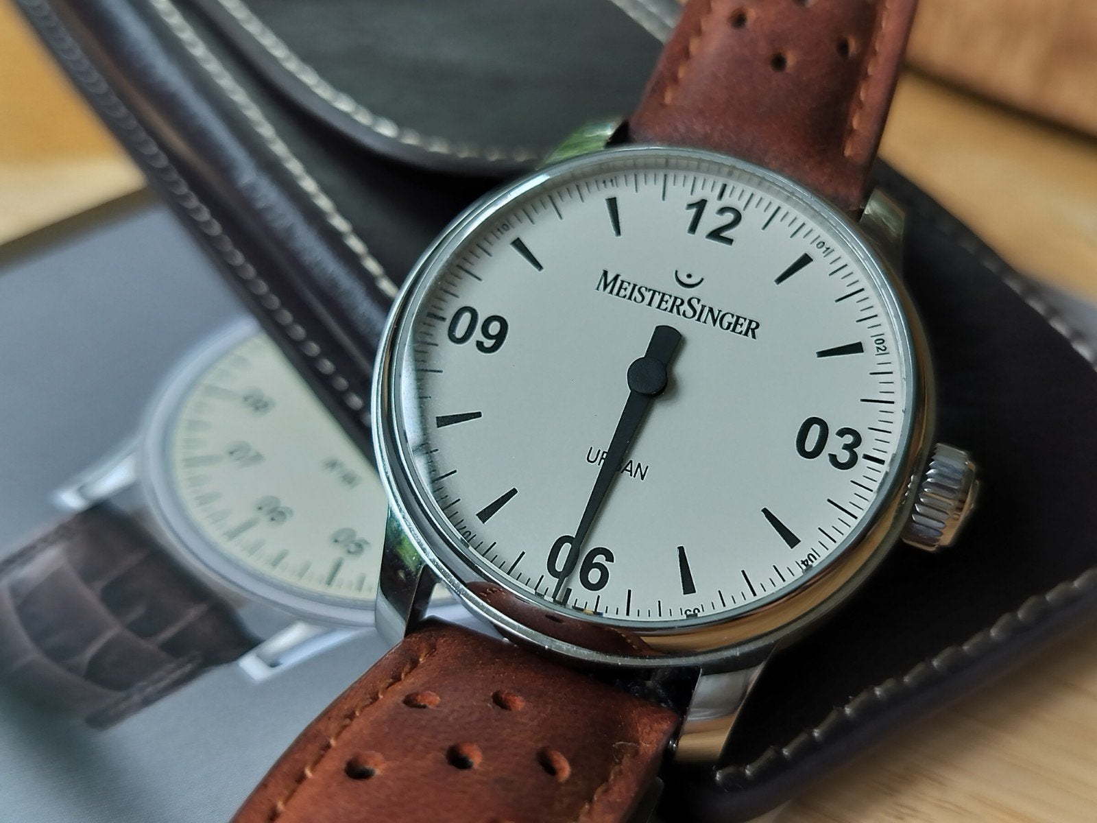 Prachtig Meistersinger Automatisch Horloge 40 mm, Sieraden, Tassen en Uiterlijk, Horloges | Heren, Ophalen of Verzenden, Nieuw