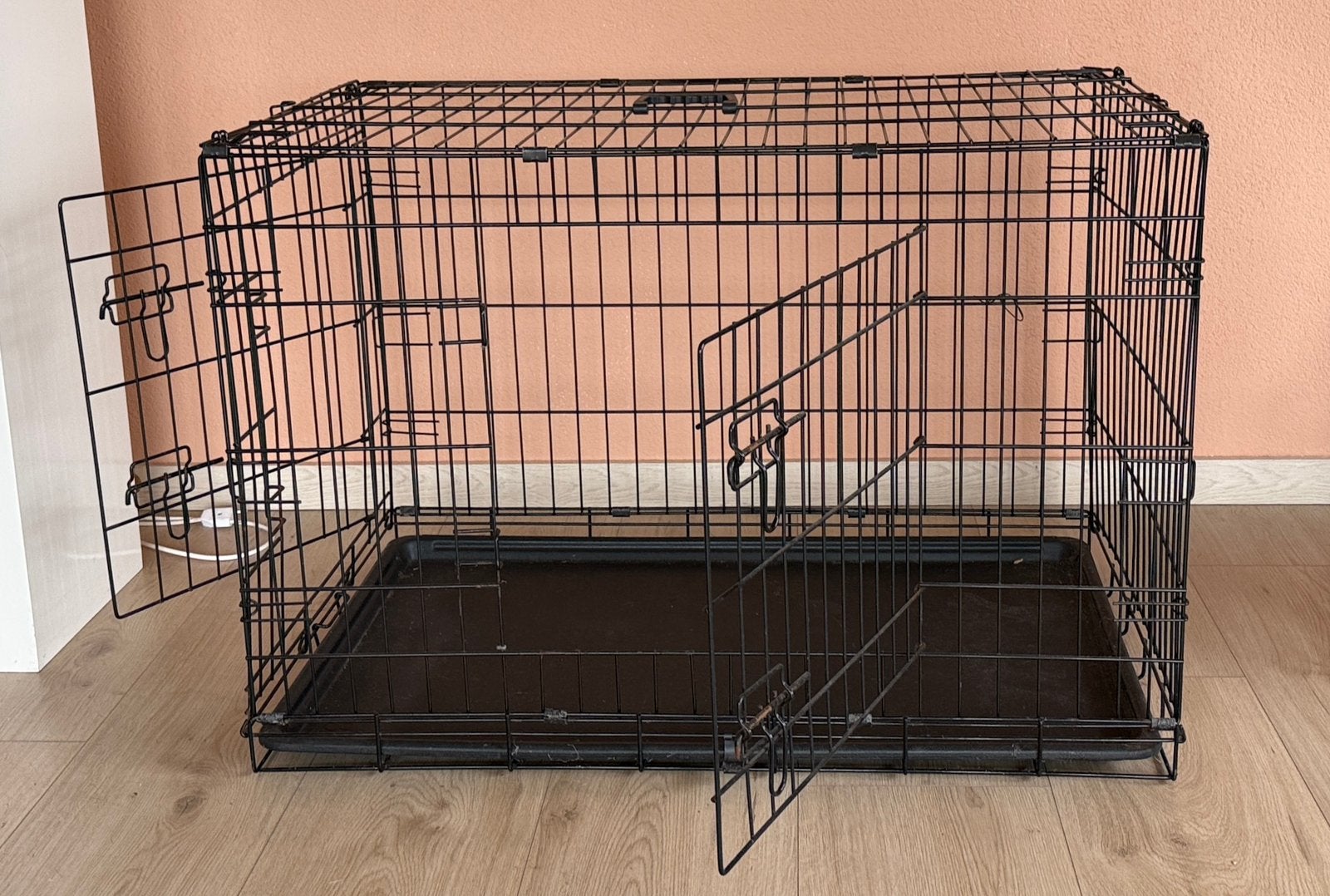 Opvouwbare honden bench kennel in zeer goede staat, Dieren en Toebehoren, Ophalen of Verzenden, Zo goed als nieuw, 110 cm of meer