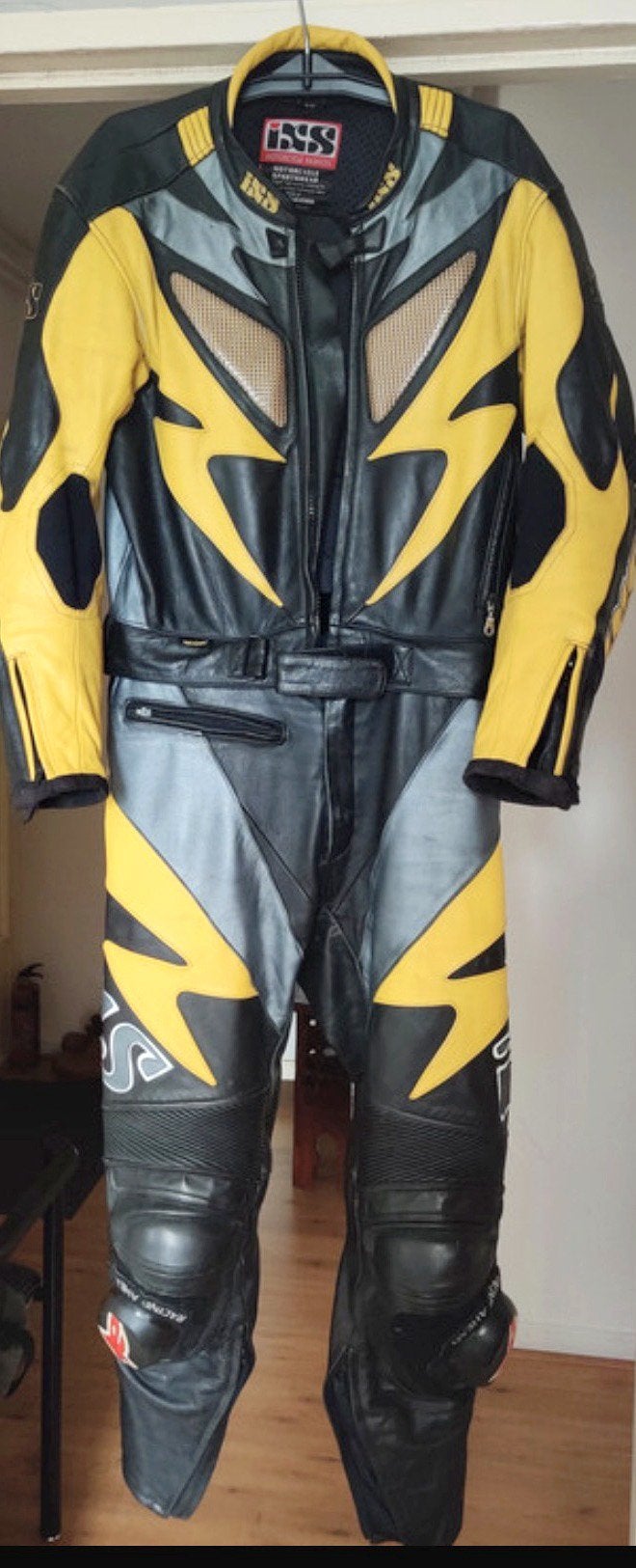 IXS tweedelig leren motorpak – maat 50 (EU), Ophalen of Verzenden, Tweedehands, Combipak