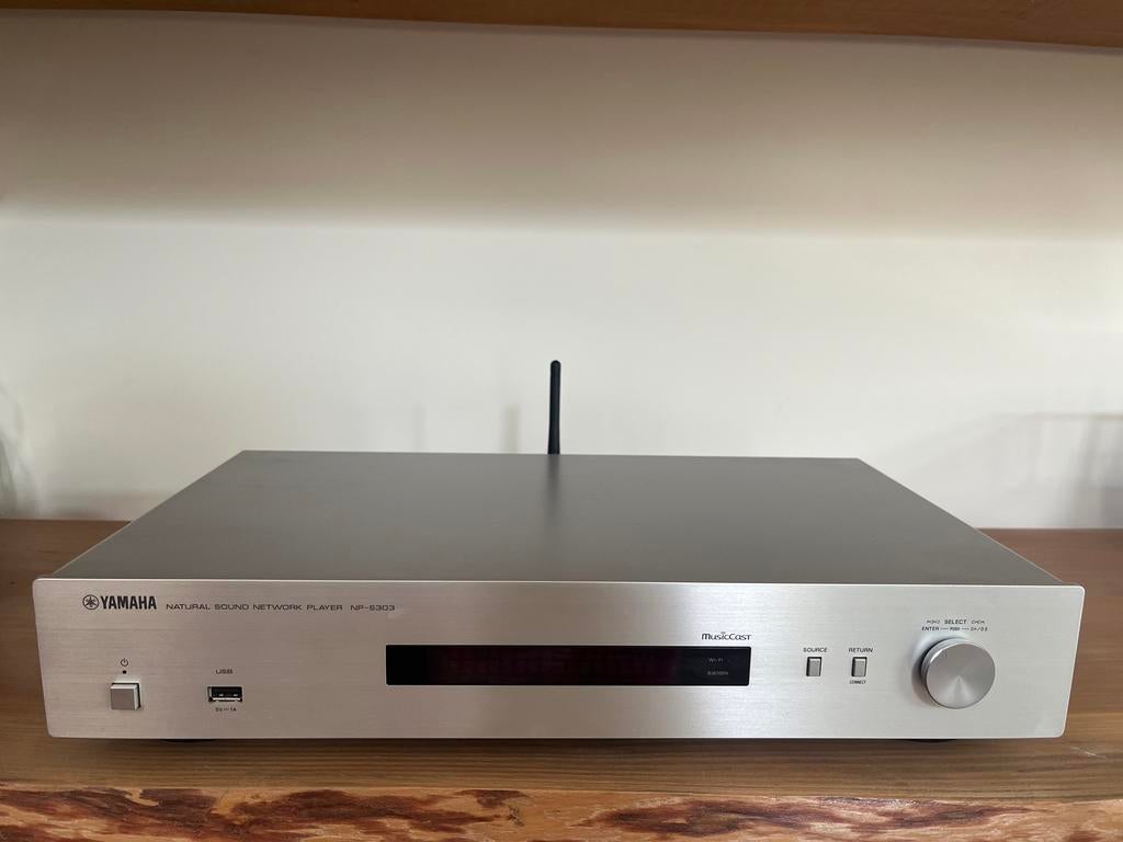 Yamaha NP-S303 MusicCast media streamer - als nieuw, Ophalen of Verzenden, Zo goed als nieuw, Optische audio, Zonder harde schijf