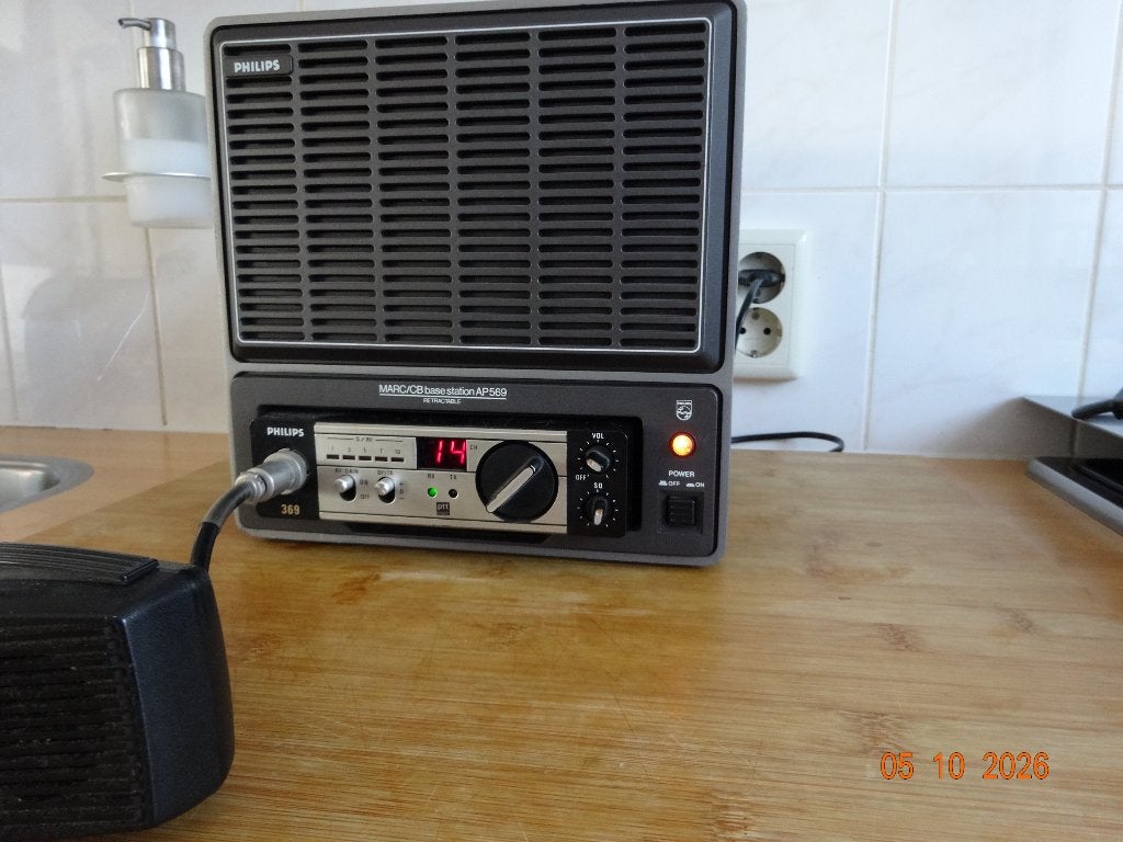 27MC Marc Vintage Philips model 369, Ophalen, Gebruikt, Zender en Ontvanger
