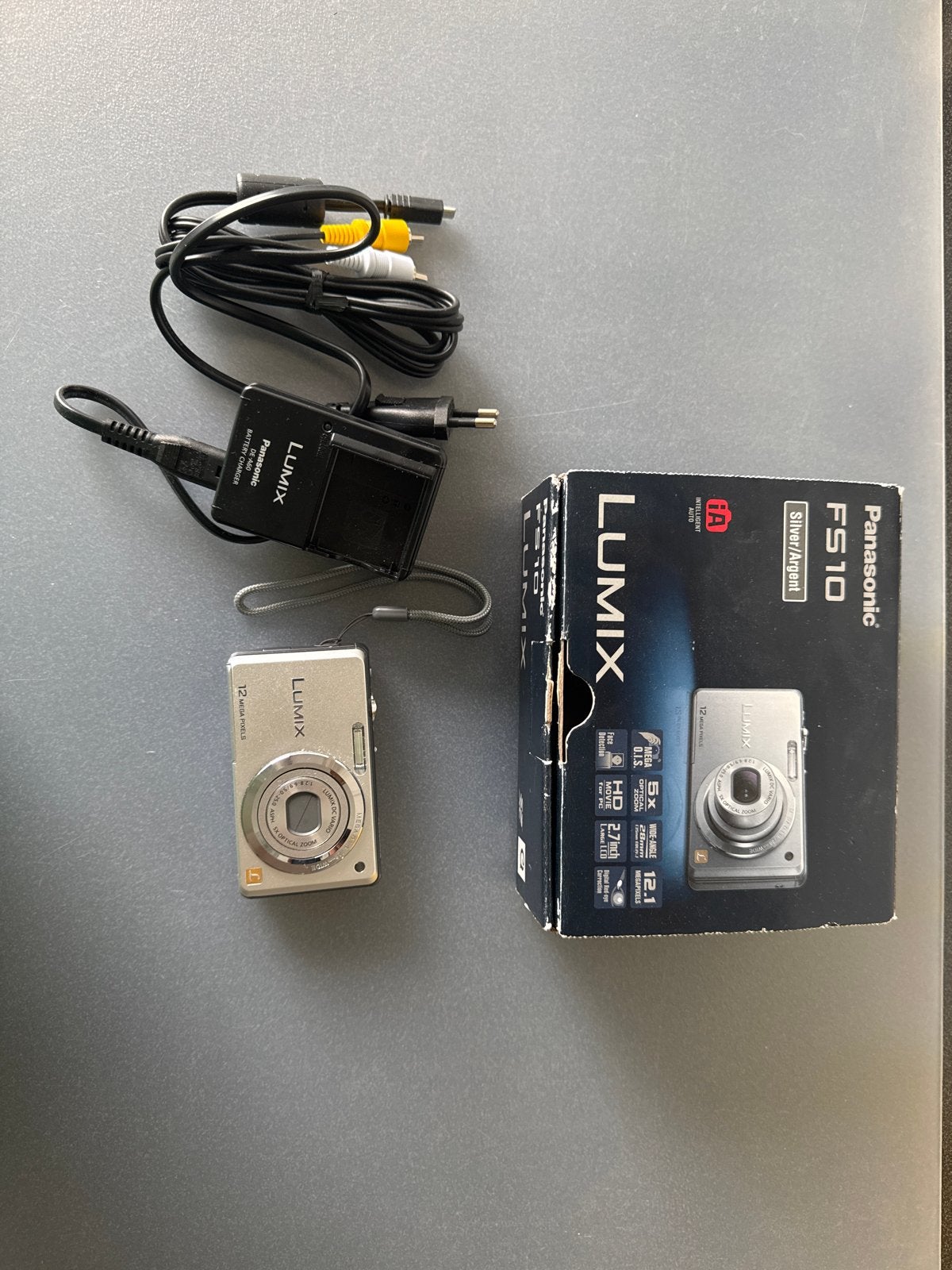 Panasonic Lumix DMC-FS10 Compactcamera - Zilver, Ingebouwde flitser, Panasonic, Ophalen of Verzenden, Zo goed als nieuw