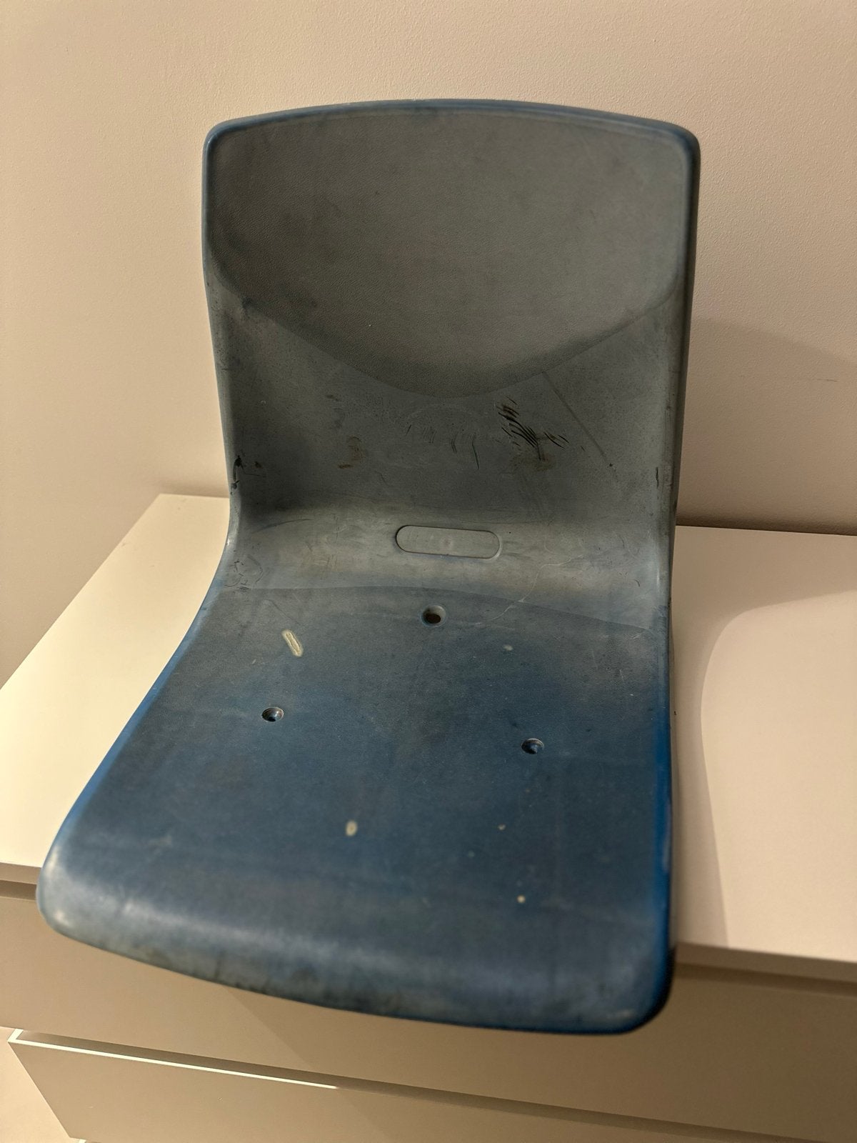 Originele Feyenoord De Kuip Stadionstoel, Kunststof, Gebruikt, Blauw, Ophalen of Verzenden