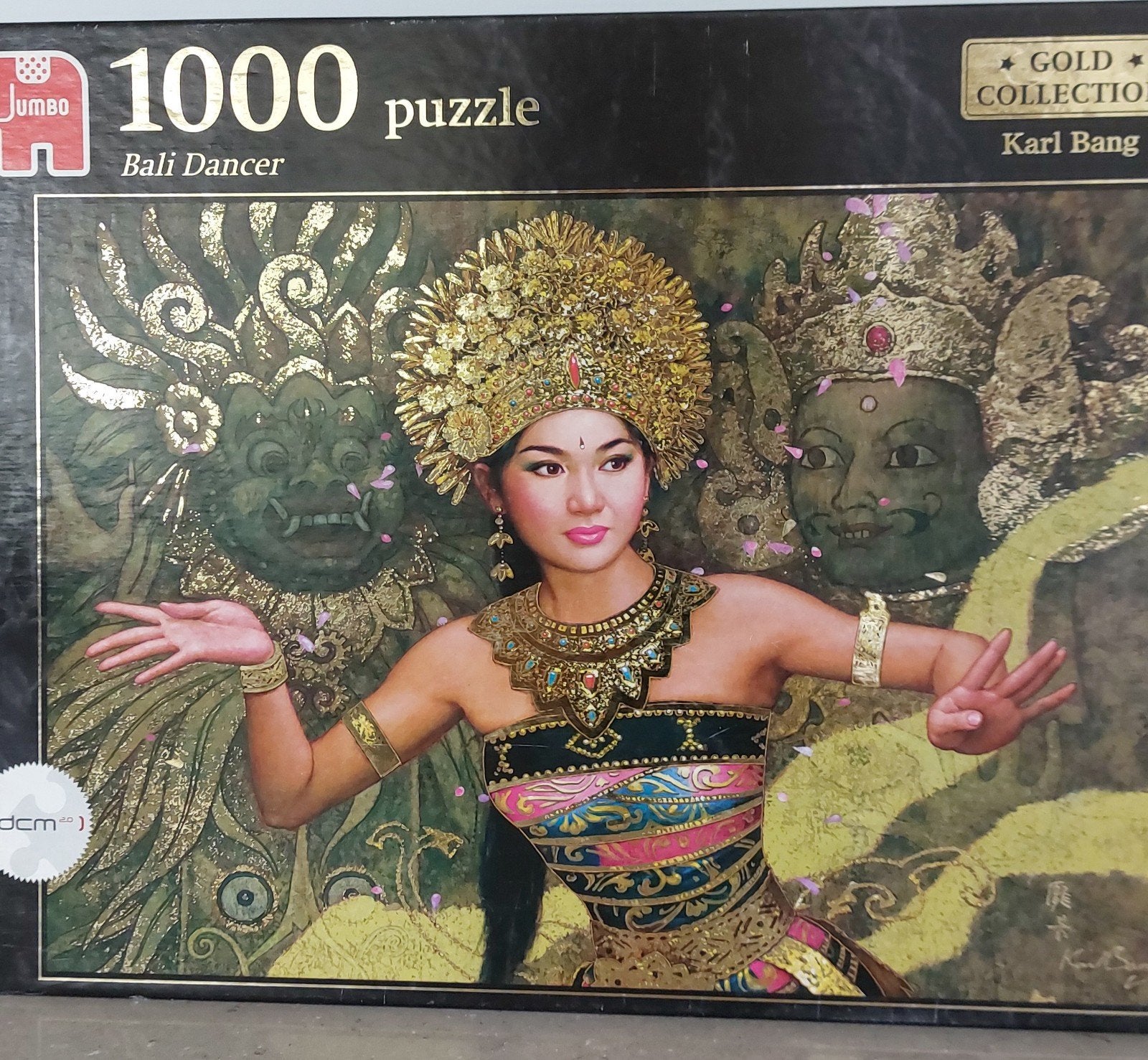 Jumbo Legpuzzel Bali Dancer 1000 stukjes Karl Bang, Ophalen of Verzenden, 500 t/m 1500 stukjes, Zo goed als nieuw, Legpuzzel