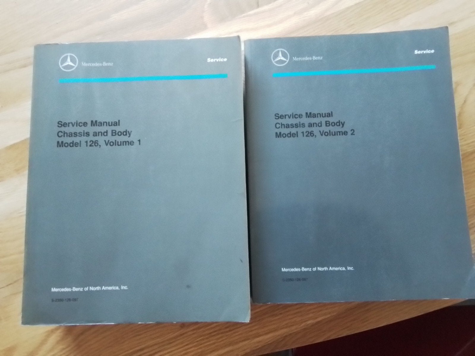 Mercedes Model 126 werkplaatshandboeken origineel,1997, Auto diversen, Handleidingen en Instructieboekjes, Ophalen of Verzenden