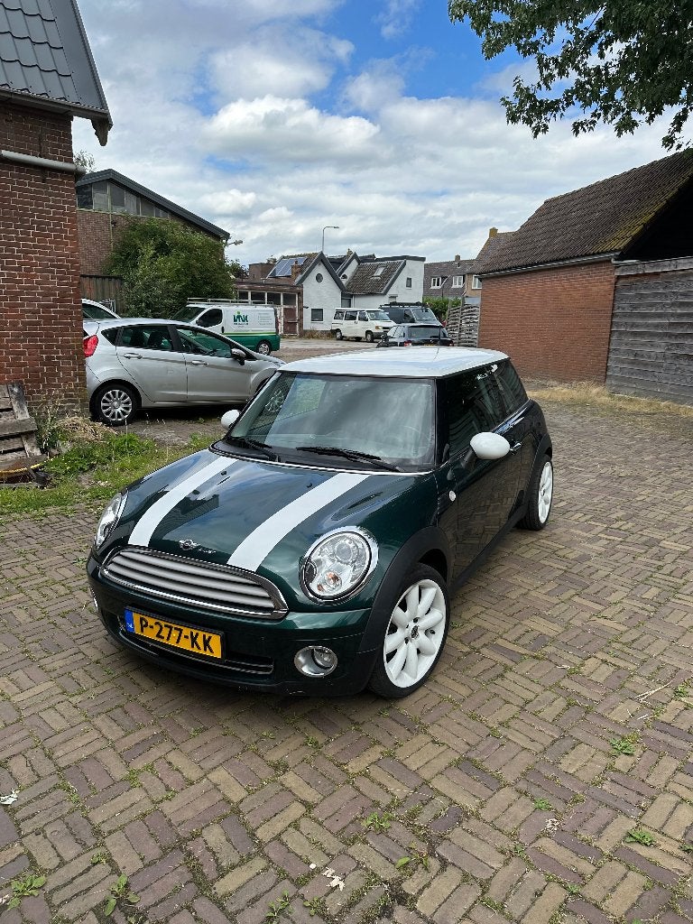 Mini 1.6 Cooper, Groen, 2007, 148.000 km, Project auto, Auto's, Voorwielaandrijving, Stof, 750 kg, 4 cilinders