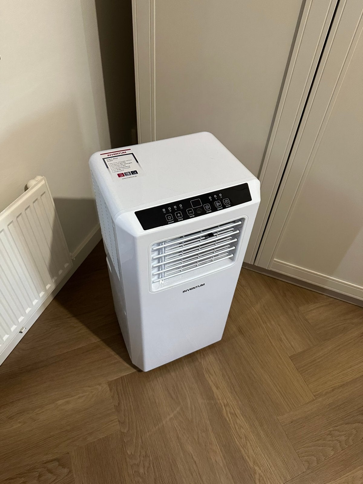 Inventum AC901 mobiele airco – zo goed als nieuw – 9000 BTU, Ophalen, Minder dan 60 m³, 3 snelheden of meer, Zo goed als nieuw