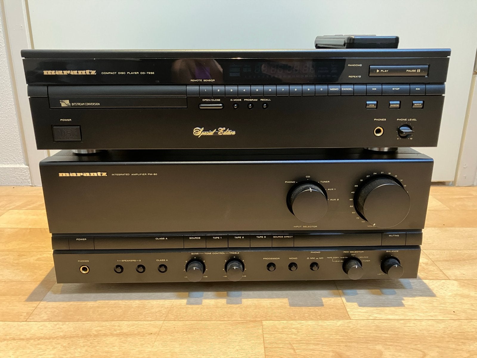 Marantz Stereo Set: PM80 Versterker & CD72SE CD-speler, Audio, Tv en Foto, Stereo-sets, Losse componenten, Zo goed als nieuw, Cd-speler