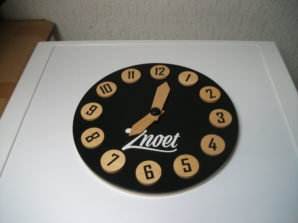 Puzzel klok Znoet 12 delig, Kinderen en Baby's, Speelgoed | Houten speelgoed, Ophalen of Verzenden, Gebruikt