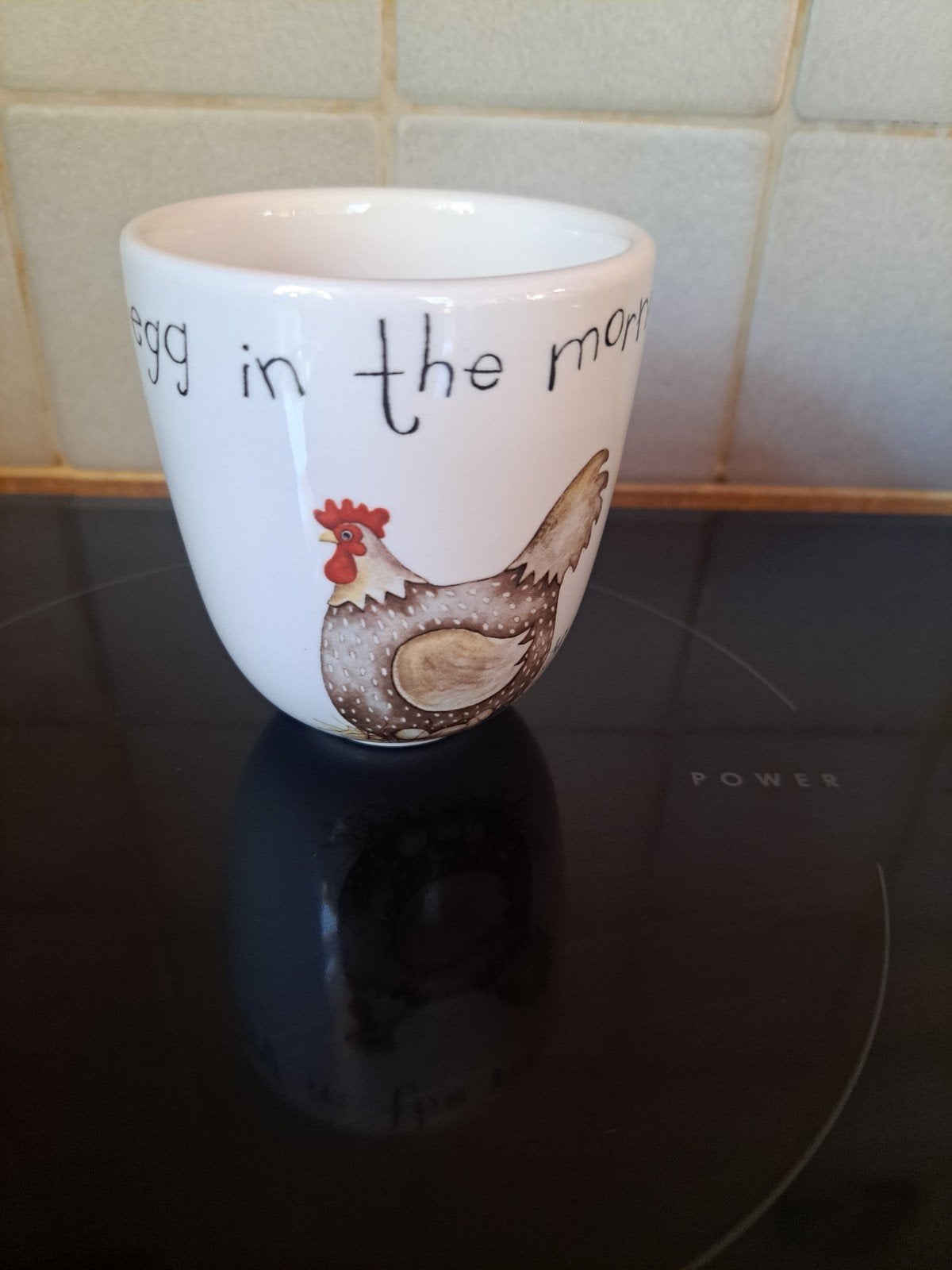 Beker by Ter Steege - How do you like your egg ?, Keramiek, Overige typen, Nieuw, Ophalen of Verzenden