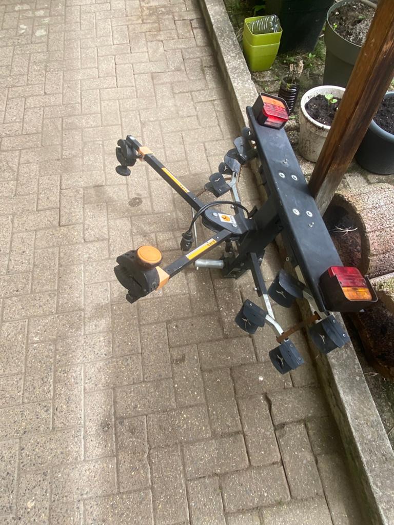 Fietsendrager voor achter op de auto! (Met plug), Ophalen, Gebruikt, Achterklepdrager