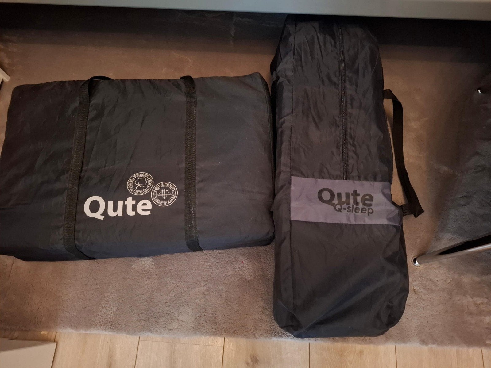Qute Q-dream Easyfold campingbed + Q-Matti 3D matras | ZGAN, Ophalen, Zo goed als nieuw, Reisbedje