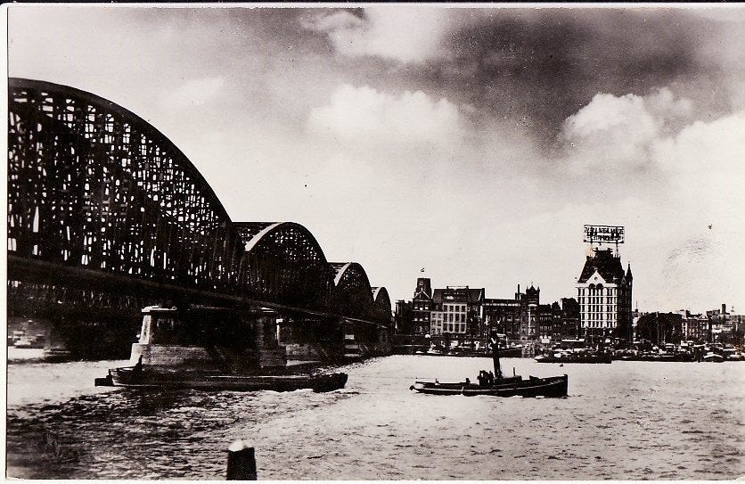 Rotterdam Maasgezicht 1963. -Binnenvaart- 1, Ophalen, 1940 tot 1960, Ongelopen, Zuid-Holland