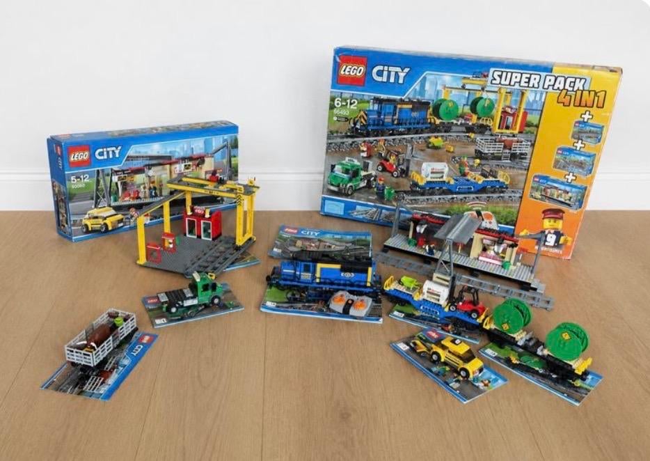 LEGO trein 66493 super pack 4 in 1, Overige thema's, Lego, Ophalen of Verzenden, Zo goed als nieuw
