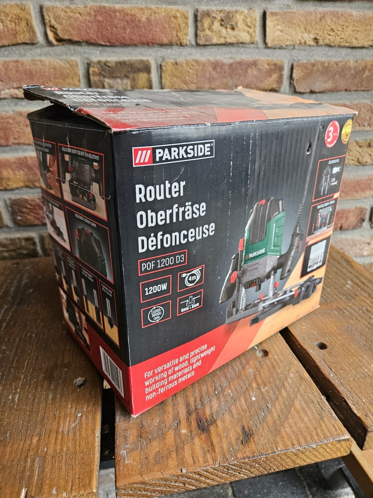 Nieuw, ongebruikt bovenfrees Parkside, Doe-het-zelf en Verbouw, Gereedschap | Freesmachines, Nieuw, Ophalen of Verzenden, Parkside