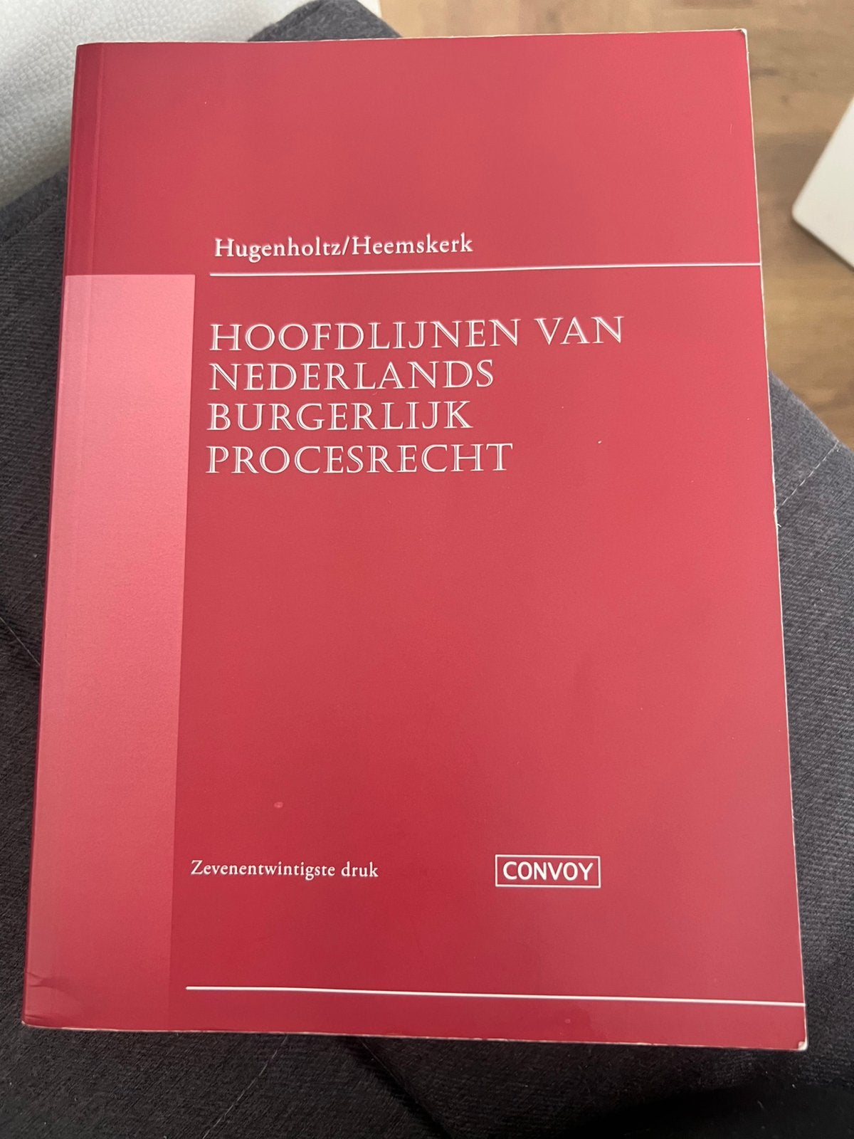 Hoofdlijnen van Nederlands Burgerlijk Procesrecht, Ophalen of Verzenden, Zo goed als nieuw, W. Hugenholtz; W.H. Heemskerk