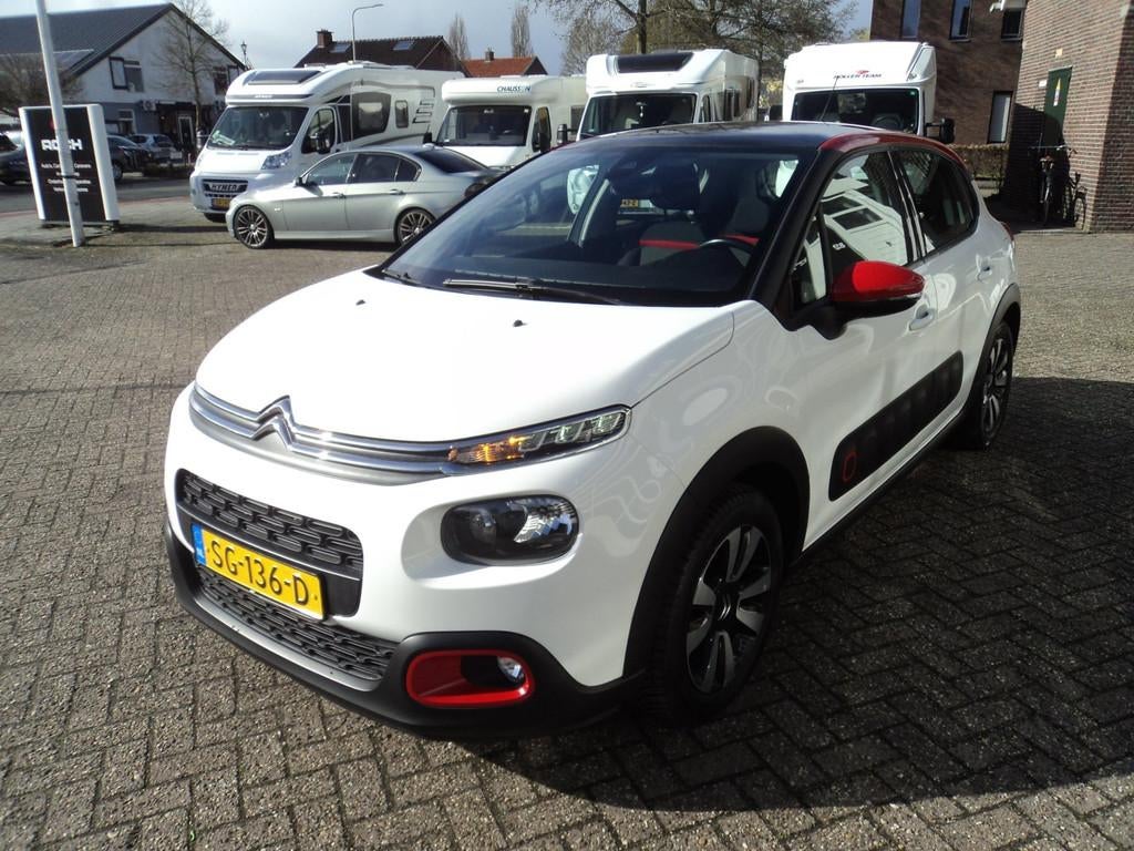Citroen C3 1.2 PureTech S&S Shine Camera Trekhaak Cruise, Gebruikt, 450 kg, Origineel Nederlands, Bedrijf