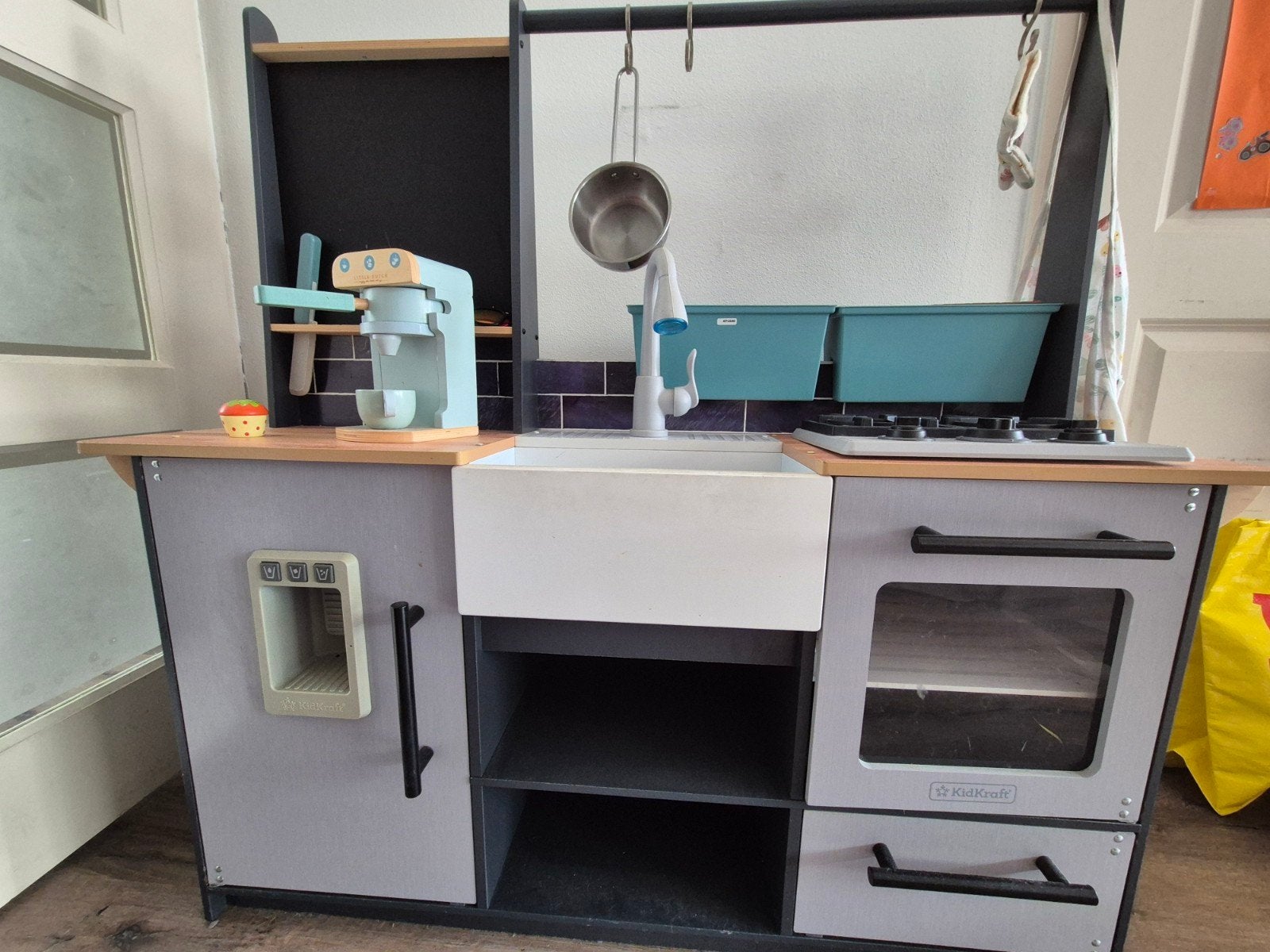 KidKraft Speelkeuken met accessoires, Ophalen, Gebruikt, Hout, Speelkeuken