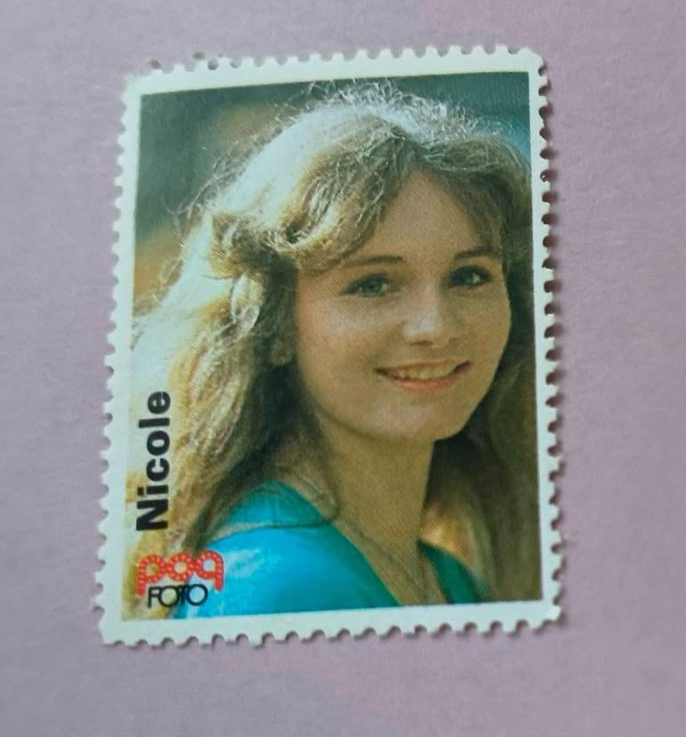 Popfoto zegel Nicole, Ophalen of Verzenden, Nieuw, Foto of Kaart