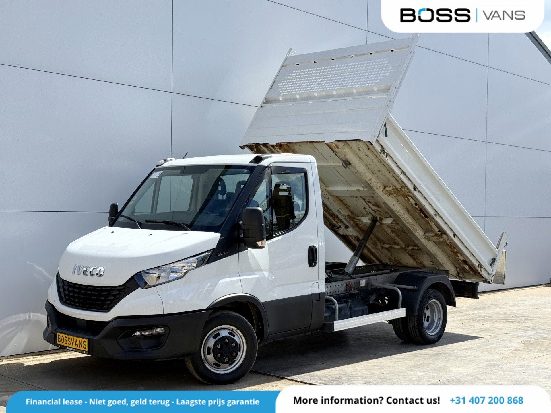 Iveco Daily 35C14 2.3 Kipper Dubbellucht 3,5t Airco Cruise C, 2571 kg, Gebruikt, Zwart, 4 cilinders