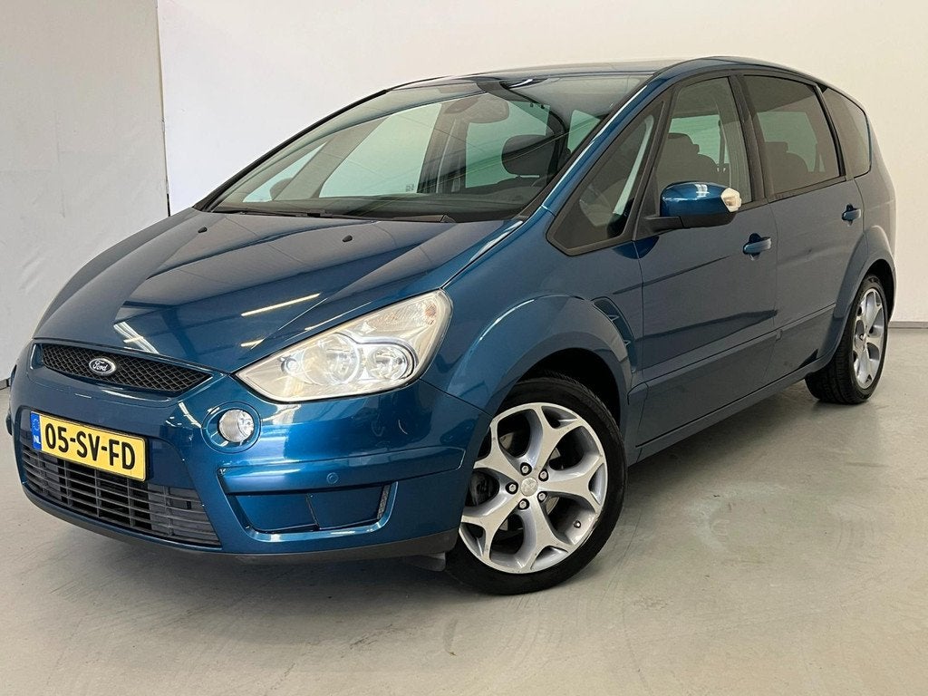 Ford S-Max 2.0-16V / 7-pers / NL-auto / Pano / Trekhaak / 18, Auto's, Ford, Voorwielaandrijving, Stof, Gebruikt, Zwart