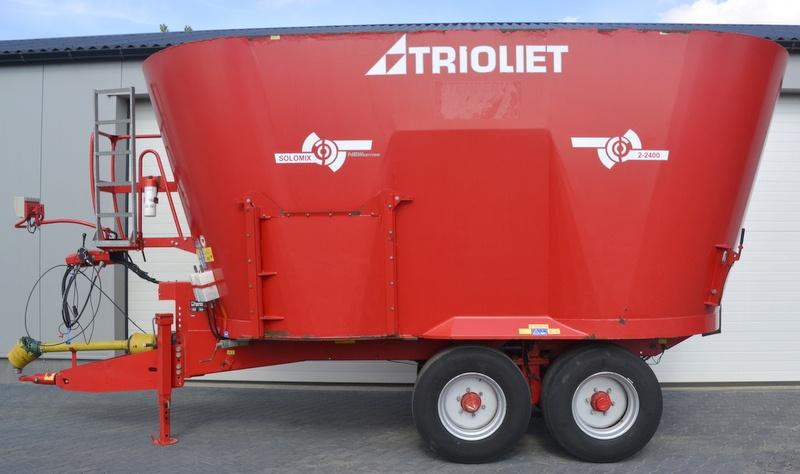 Trioliet Solomix 2-2400 voermengwagen 24m³, Zakelijke goederen, Agrarisch | Werktuigen, Ophalen, Voertechniek