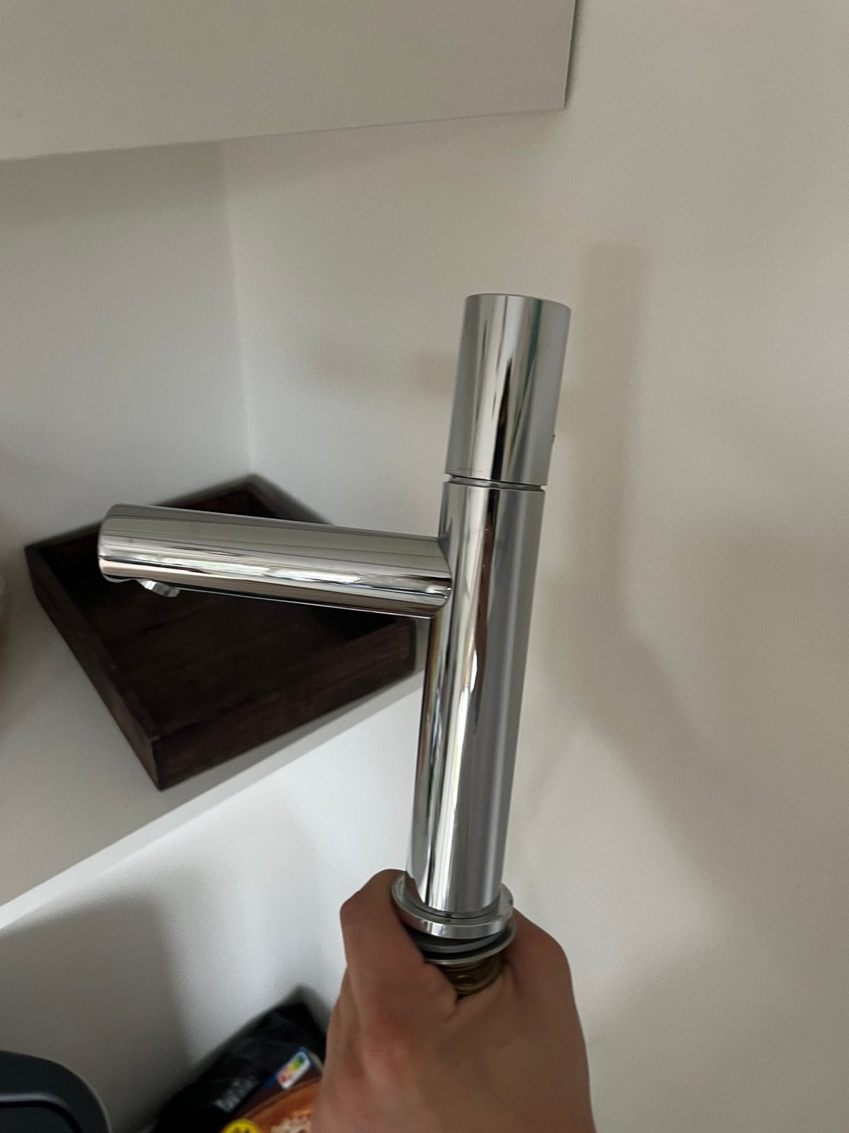 AXOR Uno wastafel mengkraan chroom – Hansgrohe, Ophalen of Verzenden, Zo goed als nieuw, Chroom, Wastafel