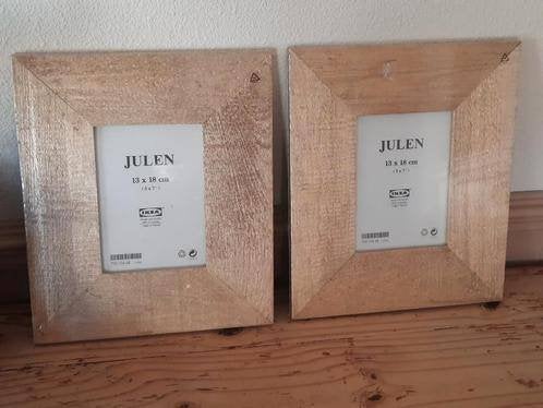 2 Ikea Julen houten fotolijsten , goudkleur . NIEUW, Ophalen of Verzenden, Nieuw