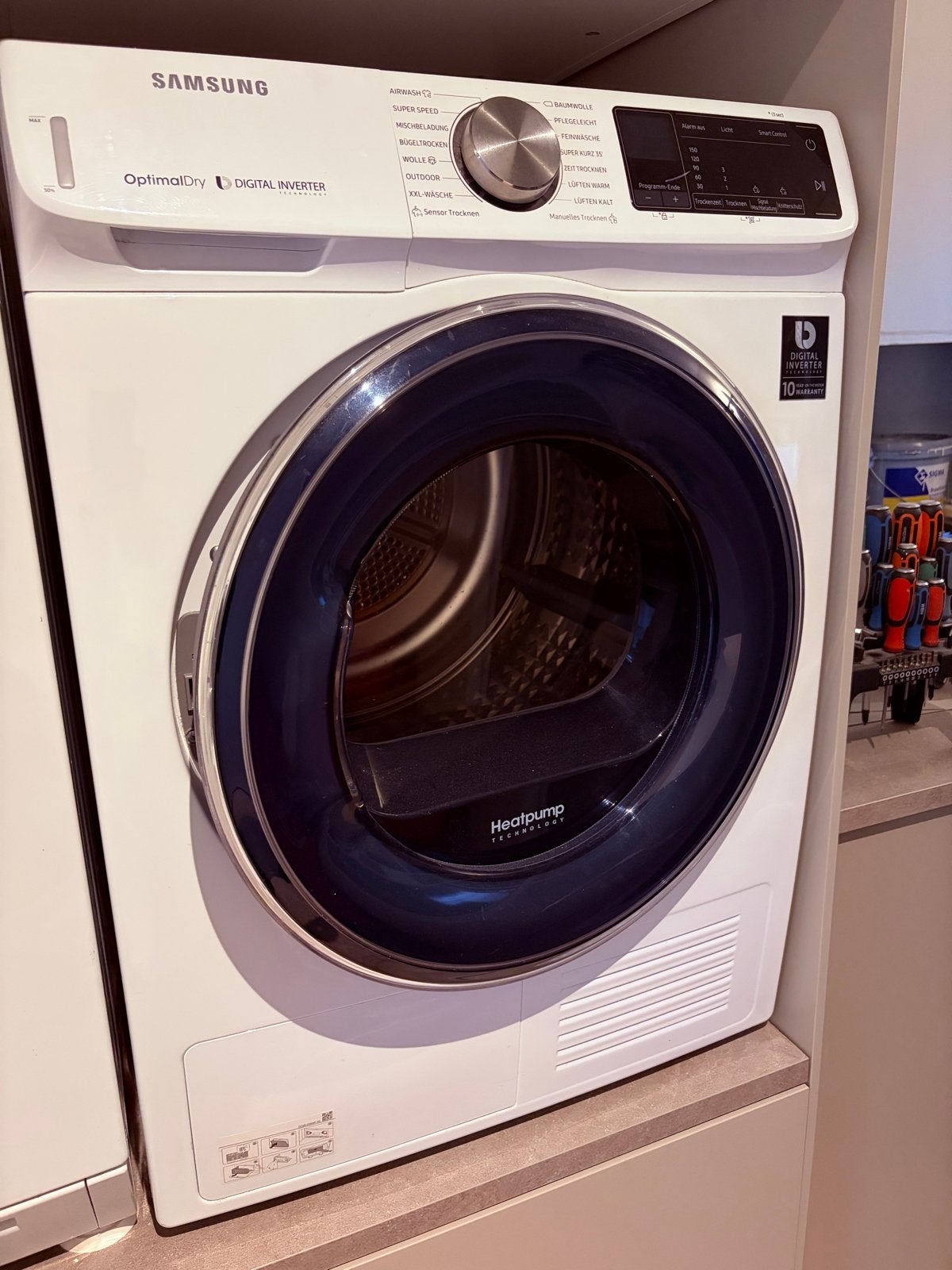 Samsung Warmtepompdroger met OptimalDry en WiFi