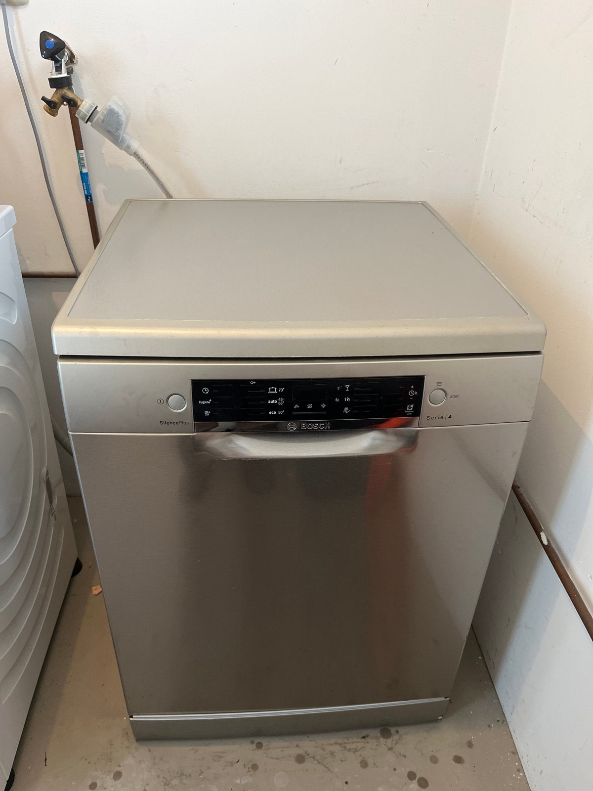 Bosch Vaatwasser Silence Plus Serie 4, Ophalen, Gebruikt, 60 cm of meer, Eco programma