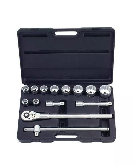 Doppendoos 3/4\" inch maten 14 delig Force., Ophalen of Verzenden, Nieuw