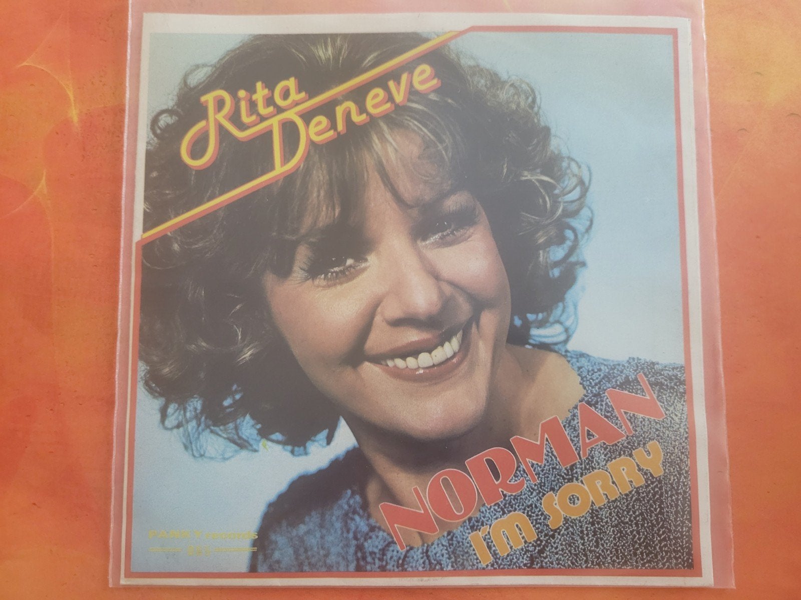 Rita Deneve - Norman - I'm sorry, Cd's en Dvd's, Vinyl | Nederlandstalig, Ophalen, Zo goed als nieuw, Overige formaten, Levenslied of Smartlap
