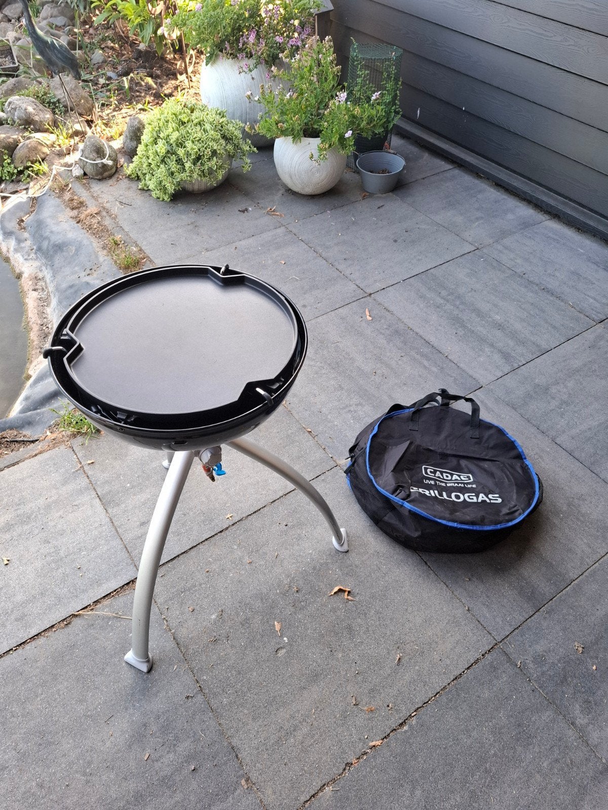 Cadac Safari Chef 2 BBQ met Paella Pan en Grillplaat, Tuin en Terras, Ophalen, Zo goed als nieuw, Cadac