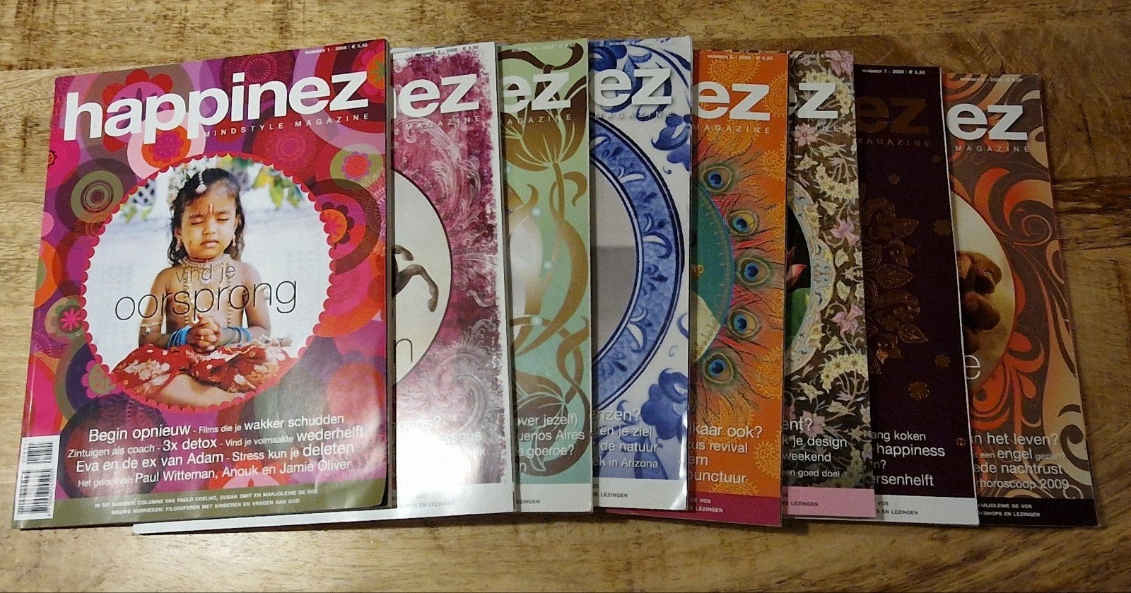 happinez complete jaargang 2008, Boeken, Verzenden, Gelezen, Lichaam en Geest