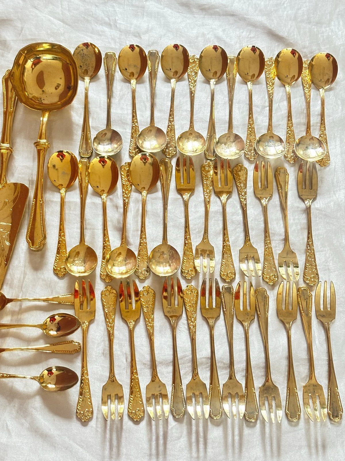 Gouden Bestekset - Luxe Vintage Servies, Ophalen of Verzenden