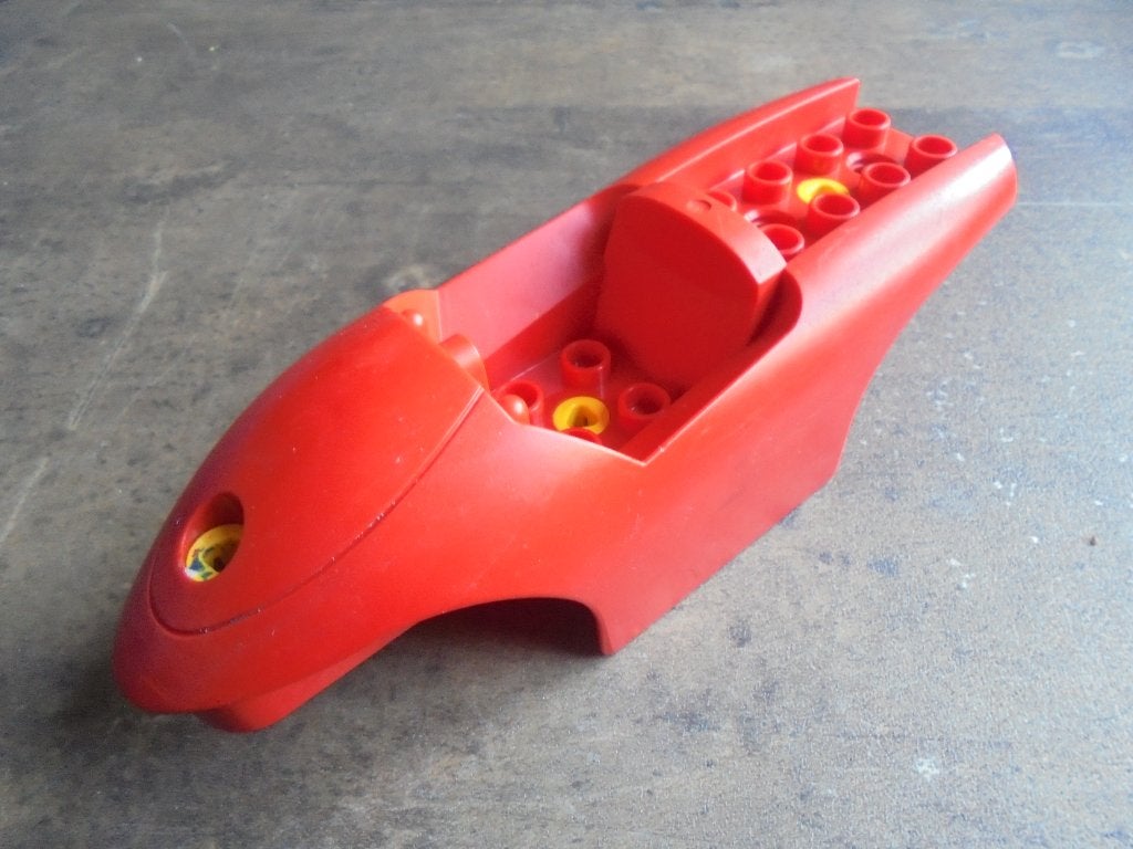 Lego Duplo Toolo Racer Body 4x2 Studs in Back (zie foto's), Gebruikt, Ophalen of Verzenden, Duplo, Losse stenen
