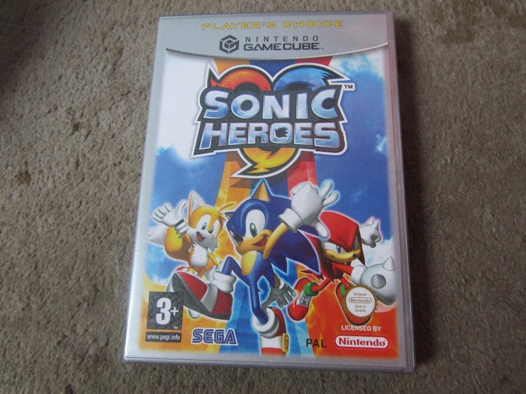 Gamecube spel: Sonic heroes, Gebruikt, 1 speler, Ophalen of Verzenden, Vanaf 3 jaar